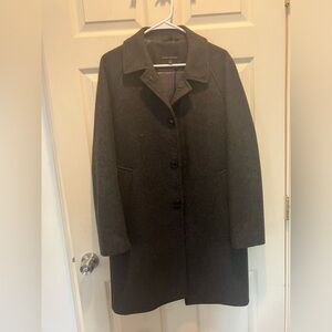 Banana Republic Wool Gray Overcoat